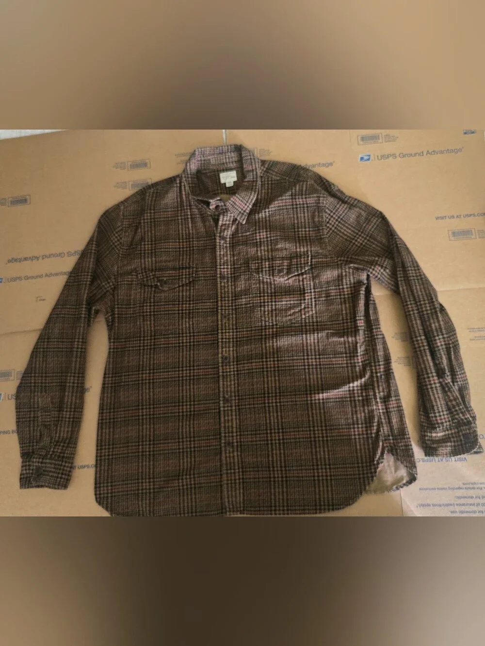 J. Crew Corduroy CPO shirt in print, XXL